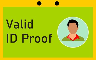 A Valid ID proof document what a passport size photo attached