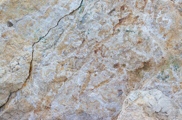 Natural stone background or rock texture with crack.