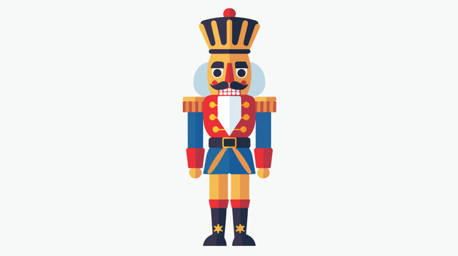 Nutcracker Toy Christmas Related Icon Image Vector I