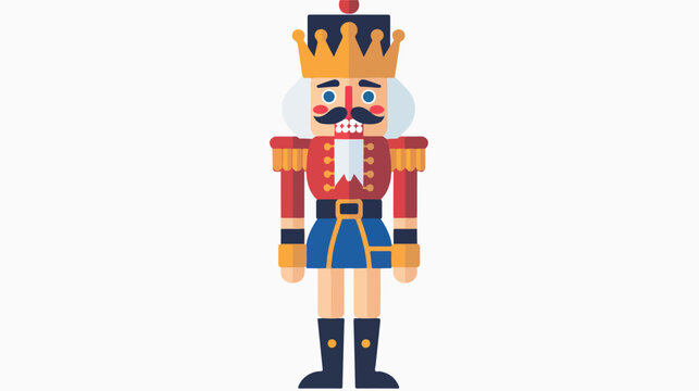 Nutcracker Toy Christmas Related Icon Image Vector I