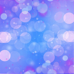 Blue bokeh background banner for Party, ad, event, poster and various design works