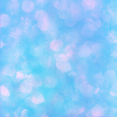 Blue bokeh background banner for Party, ad, event, poster and various design works