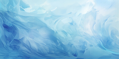 Obraz premium Abstract background with textured gradient soft pastel blue and white with pale paint stains and splashes, cool colors backdrop