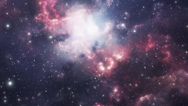 Cosmic background of distant space. Landscapes of the universe.