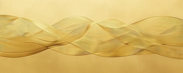 Elegant gold and silver waves texture, beautiful abstract metallic background for luxury design concepts