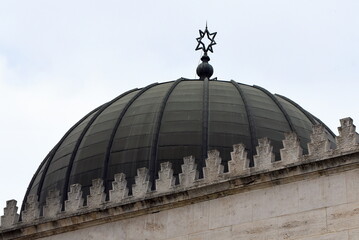 Kuppel der Großen Synagoge mit Davidstern 