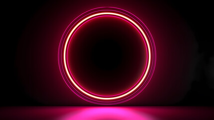 bright illuminated circle