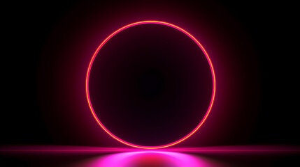 bright illuminated circle