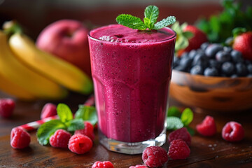 Berry smoothie drink