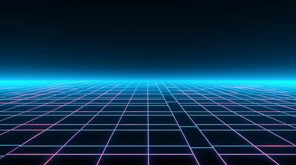 Cyberspace grid background, blockchain and abstract technology background