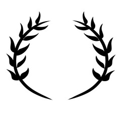 Obraz premium laurel wreath icon