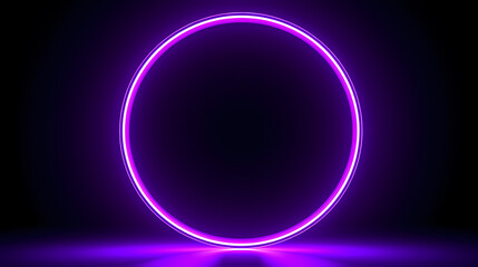 Obraz premium Showing vibrant glowing circles