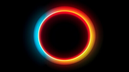 Showing vibrant glowing circles