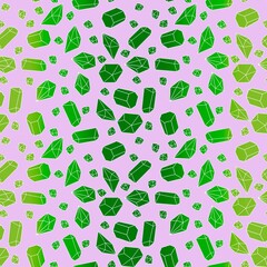 Summer cartoon geometric seamless crystals pattern for fabrics and linens and kids clothes print and festive