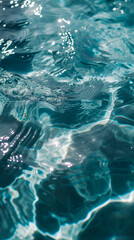 close-up of blue water in the sea,background, vertical image