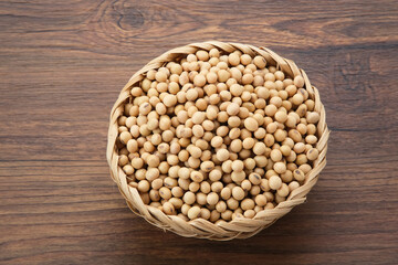 Soybean seeds (kacang kedelai), food ingredients
