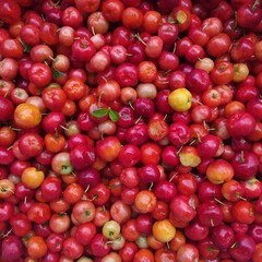 Acerola is red