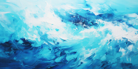 Fototapeta na wymiar Abstract blue ocean texture background