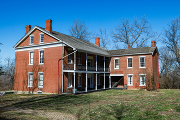 Fototapeta premium Civil War Anderson house in daylight