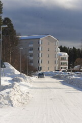 Fototapeta premium house in the snow