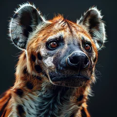 Fotobehang close up of a hyena  © Ray