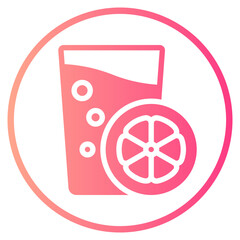 lemon gradient icon