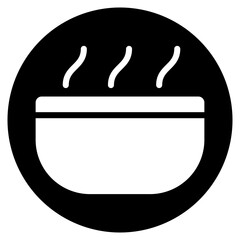 breakfast glyph icon