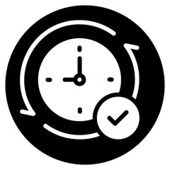 routine glyph icon