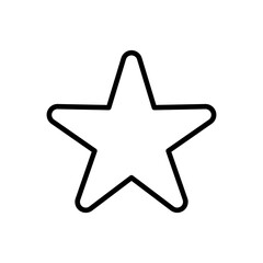 Obraz premium Star Icon vector. rating icon vector. favourite star icon