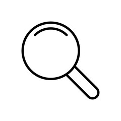 Search icon vector. search magnifying glass icon