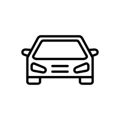 Obraz premium Car icon vector. car vector icon. small sedan