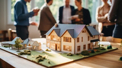 Fototapeta premium Real estate purchasing concept