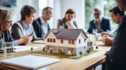 Fototapeta premium Real estate purchasing concept