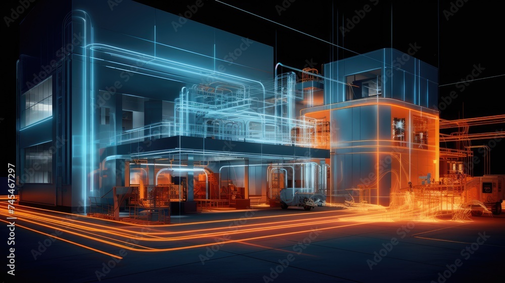Poster internet connection visualized