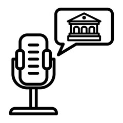 goverment podcast icon