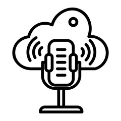 cloud podcast icon