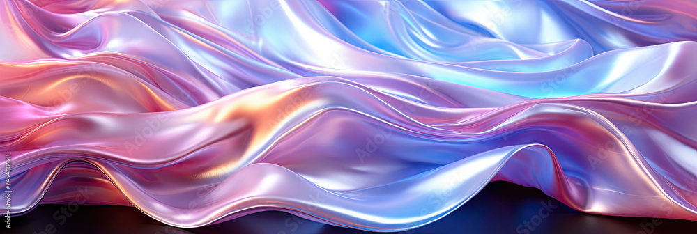 Aufkleber flowing fabric, creating a mesmerizing symphony of colors and shapes that embody elegance and fluidity