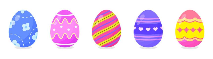 Set of Easter Egg Illustration. Easter egg collection illustration. Easter egg illustration.