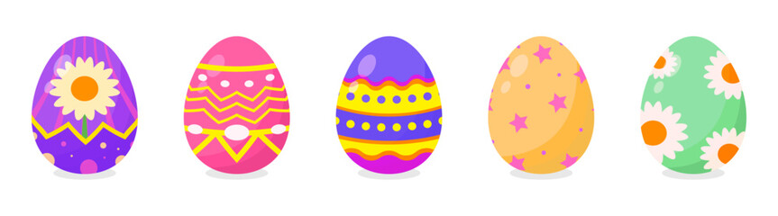 Set of Easter Egg Illustration. Easter egg collection illustration. Easter egg illustration.