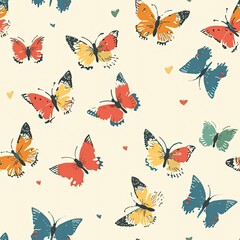 cute butterfly background