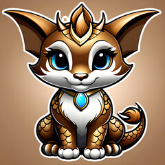 Captivating the Charm: Exploring the Expressive World of Adorable Baby Dragons.(Generative AI)