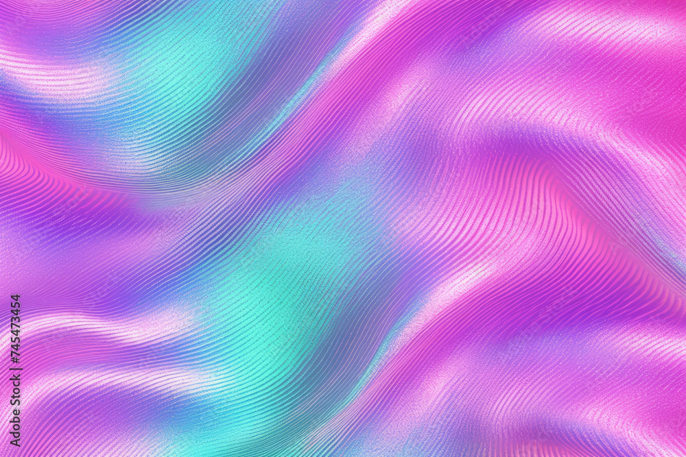 Poster multicolored wavy lines dance across the canvas, creating a vibrant and dynamic background that capt