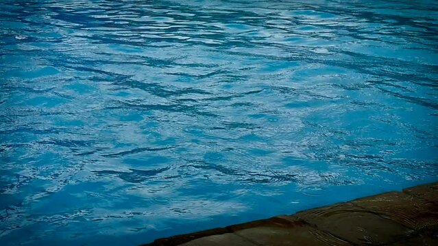 water surface in the pool