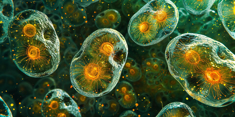 Mitochondria: Energy Powerhouses - obrazy, fototapety, plakaty