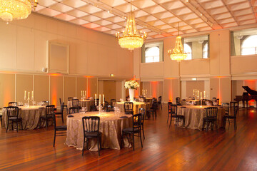 High ceiling Large Dinner Room