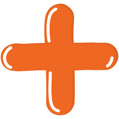 Obraz premium Plus sign illustration 