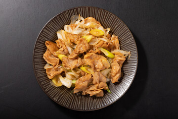 鶏はらみのねぎ焼き