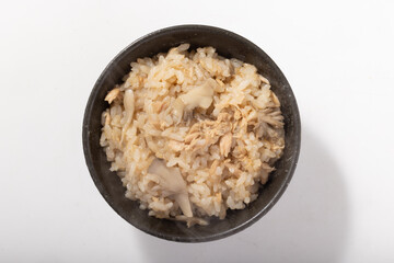 舞茸とツナの炊き込みご飯
