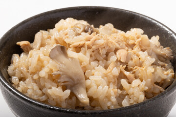 舞茸とツナの炊き込みご飯