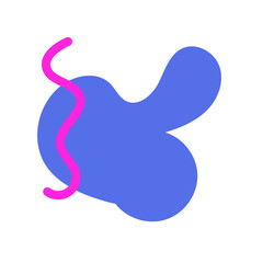 Abstract shapes vector decor